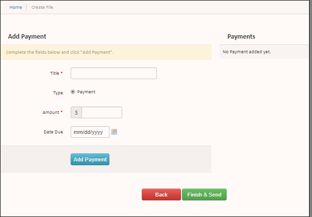 Add a Payment (Classic)